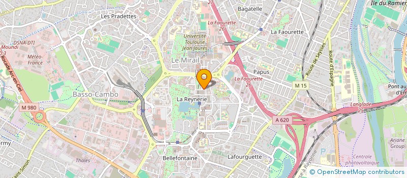 localisation de l'entreprise APRODAL à TOULOUSE