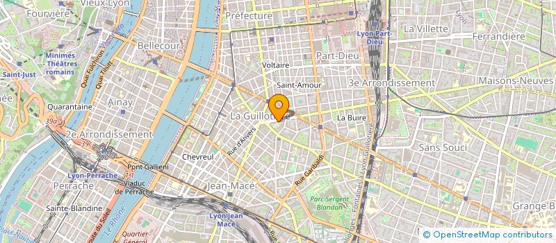 localisation de l'entreprise APRODIX à LYON