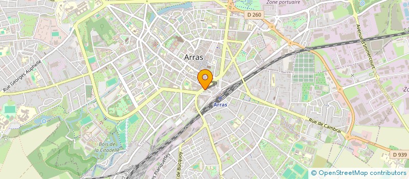localisation de l'entreprise APROFIMO à ARRAS