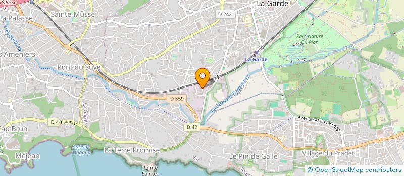 localisation de l'entreprise APROFORBAH  LA GARDE