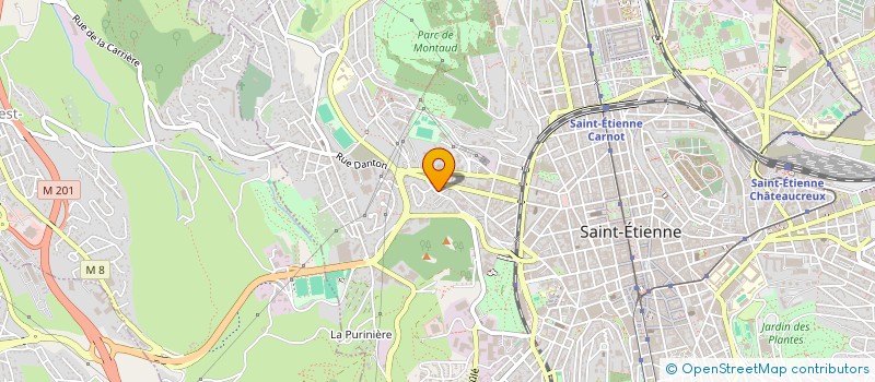 localisation de l'entreprise APROJOB  SAINT-ETIENNE
