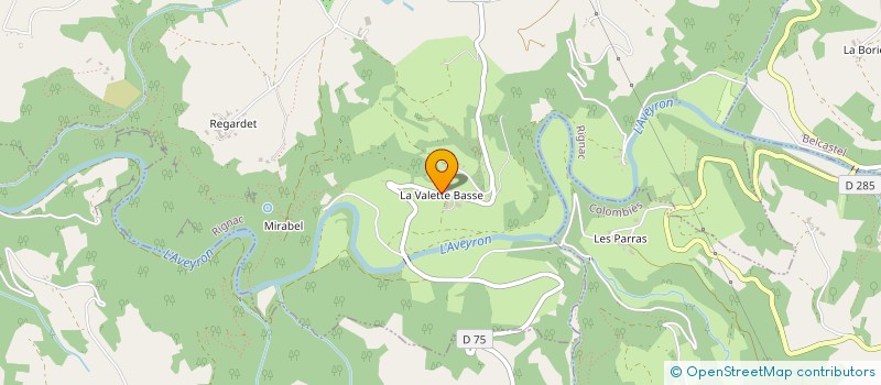 localisation de l'entreprise APROLAC  RIGNAC