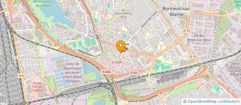 localisation de l'entreprise APROLIS  CRETEIL