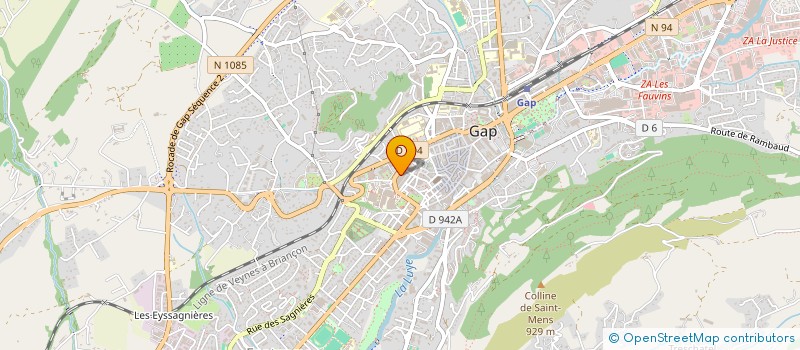 localisation de l'entreprise APROMEOS XVIII à ROQUEBRUNE-CAP-MARTIN