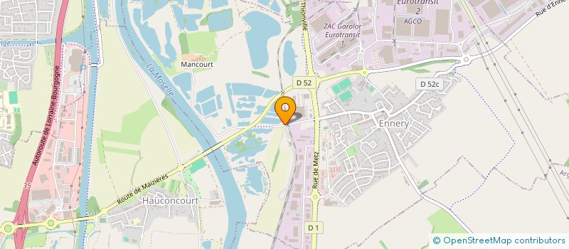 localisation de l'entreprise APROMETAL  ENNERY