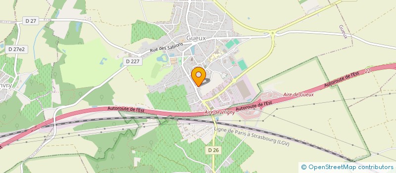 localisation de l'entreprise APROMSY  GUEUX