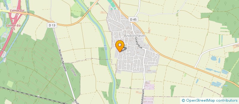 localisation de l'entreprise APROSS  ANDOLSHEIM