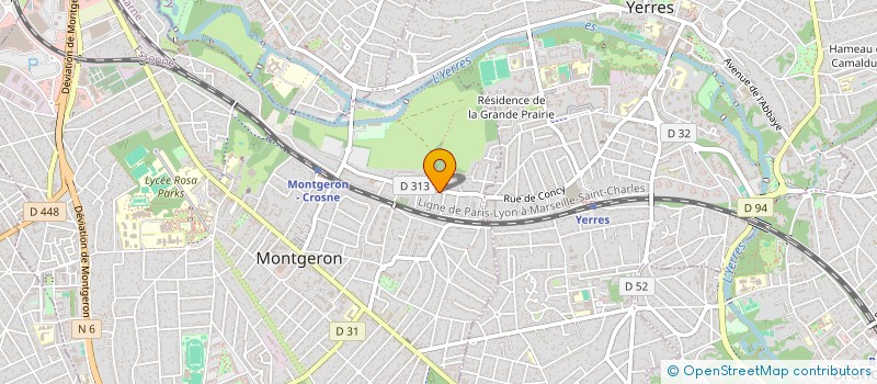 localisation de l'entreprise APRTP à MONTGERON