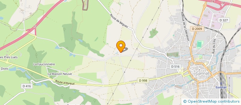 localisation de l'entreprise APRUM ENERGIE  GANNAT