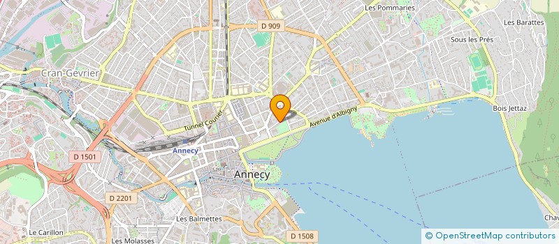 localisation de l'entreprise APRYMMO à ANNECY
