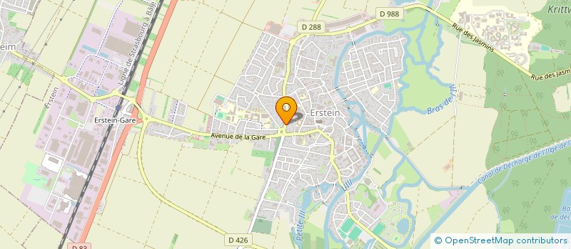 localisation de l'entreprise APS 68  ERSTEIN