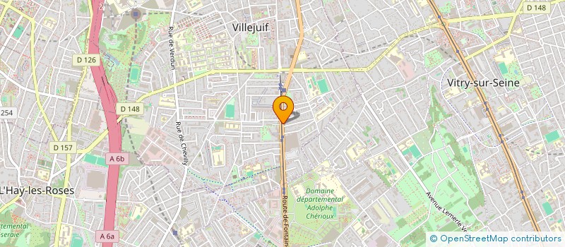 localisation de l'entreprise APS à VILLEJUIF