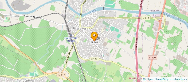 localisation de l'entreprise APS  RIVESALTES