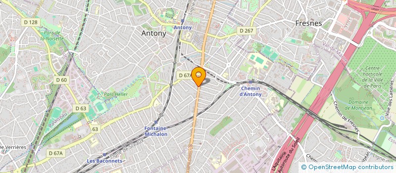 localisation de l'entreprise APS  BOBIGNY