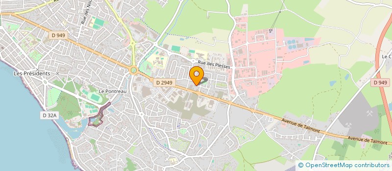 localisation de l'entreprise APS à LES SABLES D'OLONNE