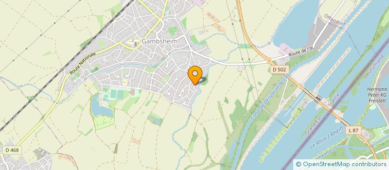 localisation de l'entreprise APS à GAMBSHEIM