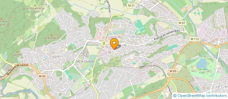 localisation de l'entreprise APS à JACOU