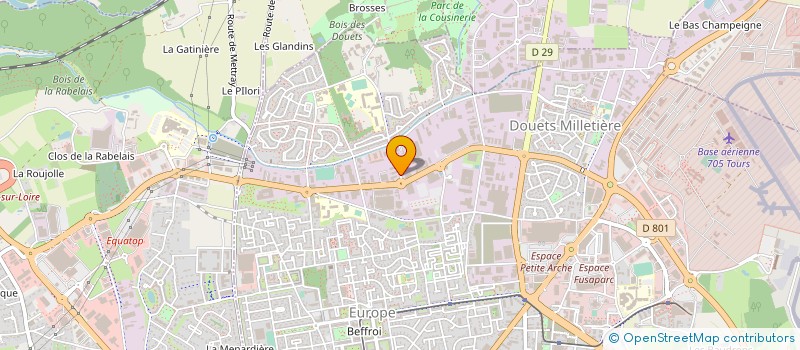 localisation de l'entreprise APS-ALLO PARTENAIRE SERVICES à TOURS