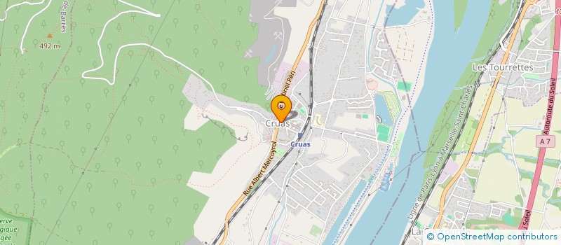 localisation de l'entreprise APS ASSISTANCE PRESTATIONS SECRETARIAT  CRUAS