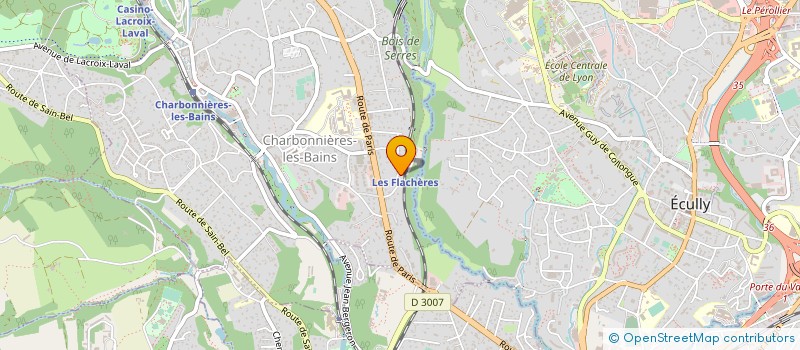 localisation de l'entreprise APS AUTOMA ACCES PORTES PORTAILS SER DOM  CHARBONNIERES-LES-BAINS