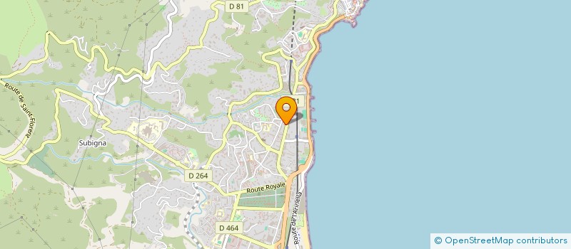 localisation de l'entreprise APS BAT à BASTIA