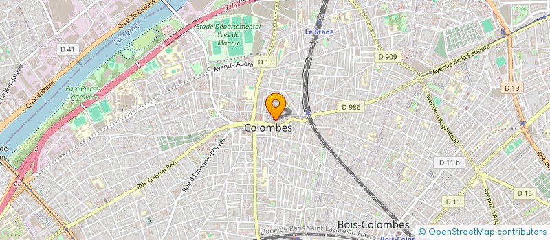 localisation de l'entreprise APS CONSULTING à COLOMBES