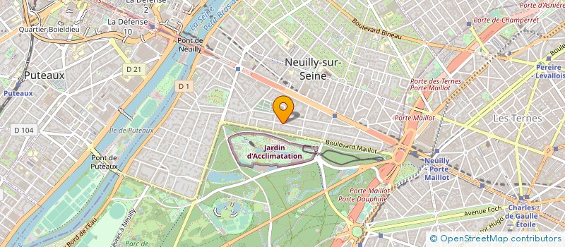 localisation de l'entreprise APS CONSULTING à NEUILLY-SUR-SEINE