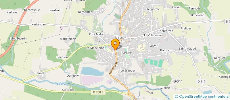 localisation de l'entreprise APS CREDITS IMMO à BAUD