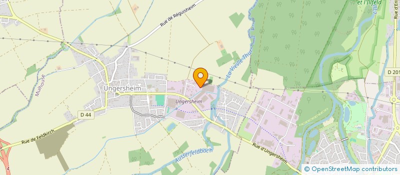 localisation de l'entreprise APS DIFFUSION  UNGERSHEIM