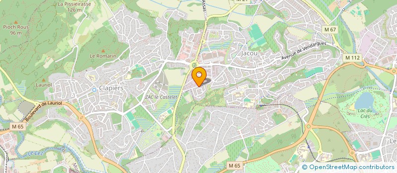 localisation de l'entreprise APS EQUIPEMENTS  JACOU