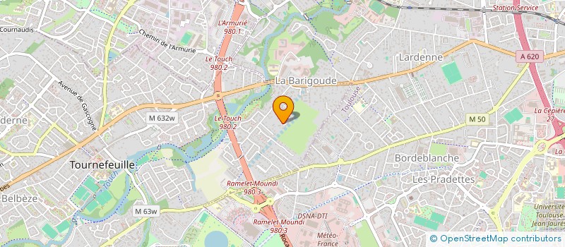 localisation de l'entreprise APS IMMO à TOURNEFEUILLE