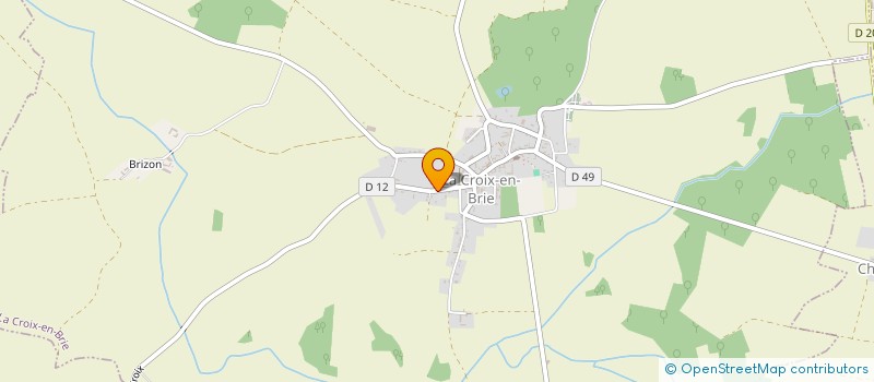 localisation de l'entreprise APS IMMOBILIER  LA CROIX-EN-BRIE