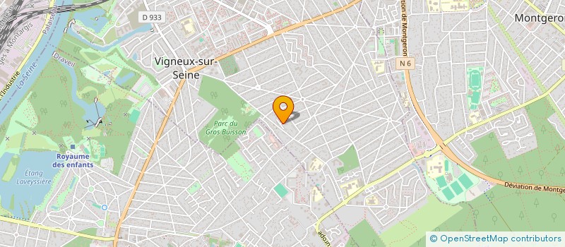 localisation de l'entreprise APS NETTOYAGE à VIGNEUX-SUR-SEINE