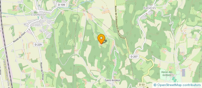 localisation de l'entreprise APS PLUS  LAVEYRON