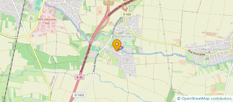 localisation de l'entreprise APS PRO  NIEDERNAI