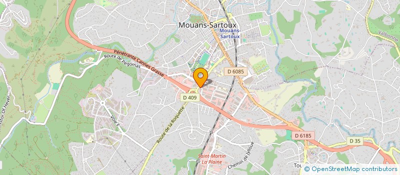 localisation de l'entreprise APS.RAM FRANCE  MOUGINS