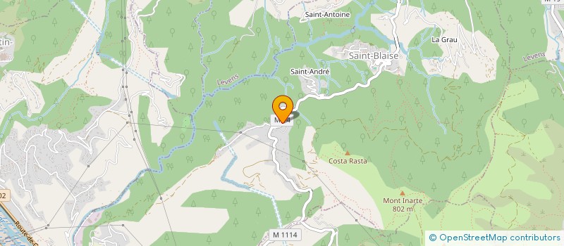 localisation de l'entreprise APS RENOVATION  SAINT-BLAISE