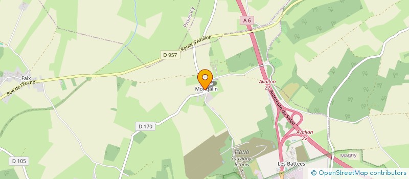 localisation de l'entreprise APS SARL à SAUVIGNY-LE-BOIS