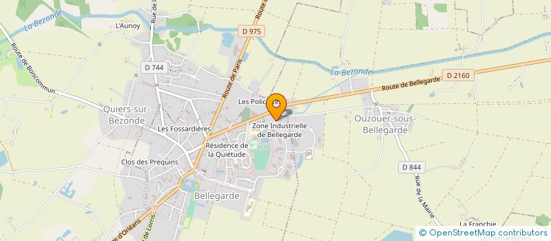 localisation de l'entreprise APS TECHNIQUES à BELLEGARDE