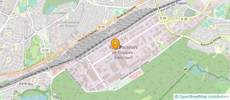 localisation de l'entreprise APSA à TRAPPES