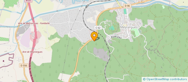 localisation de l'entreprise APSA à MEYRARGUES