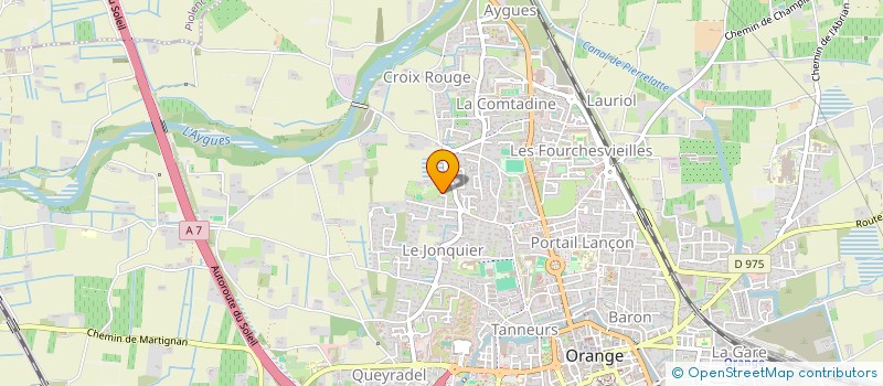 localisation de l'entreprise APSA  ORANGE