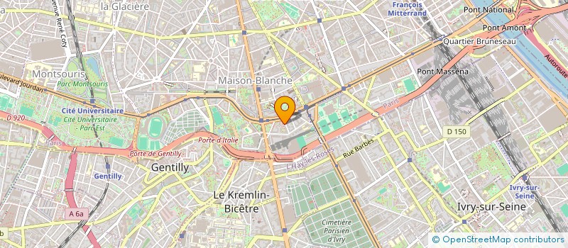 localisation de l'entreprise APSAP OUTRE MER  PARIS