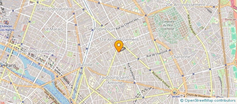 localisation de l'entreprise APSAP VOILE  PARIS