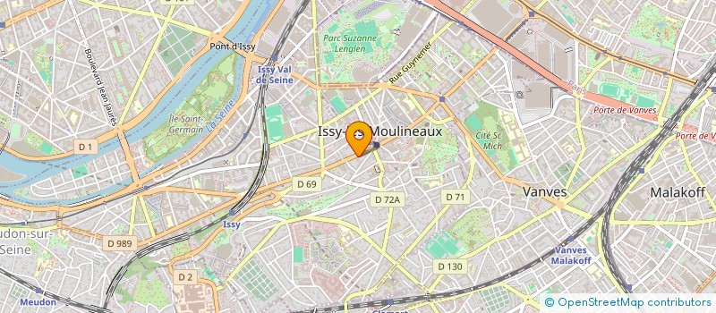 localisation de l'entreprise APSARA à ISSY-LES-MOULINEAUX