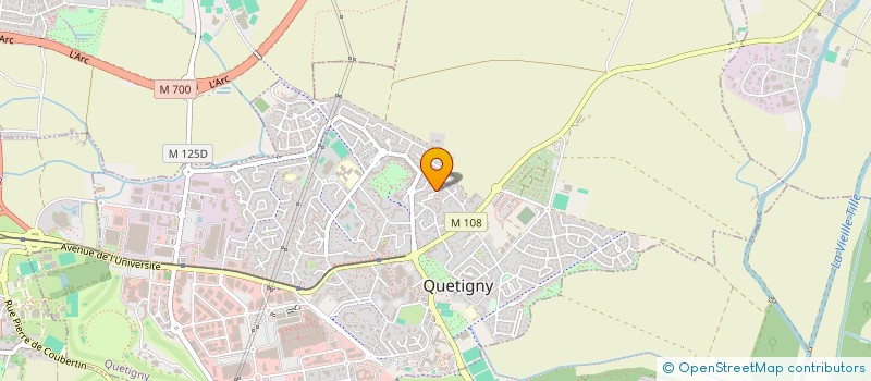 localisation de l'entreprise APSARA  QUETIGNY