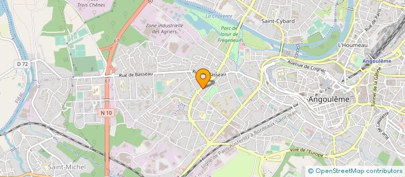 localisation de l'entreprise APSARA à ANGOULEME