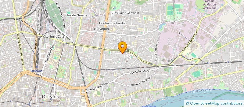 localisation de l'entreprise APSARA à ORLEANS