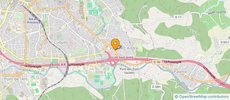 localisation de l'entreprise APSARA à AIX-EN-PROVENCE