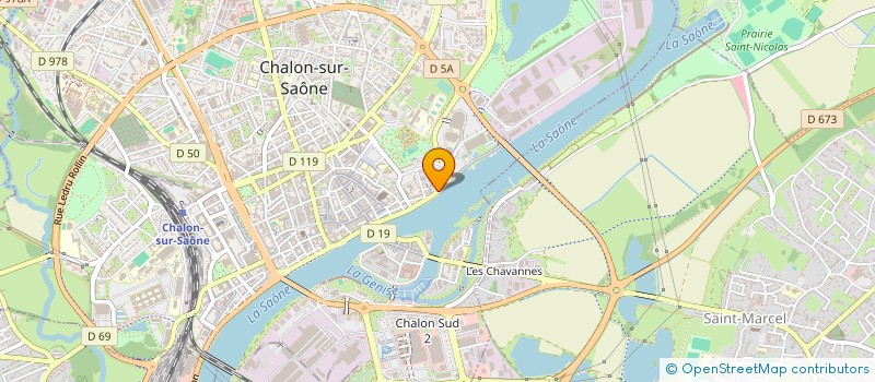 localisation de l'entreprise APSARA à CHALON-SUR-SAONE